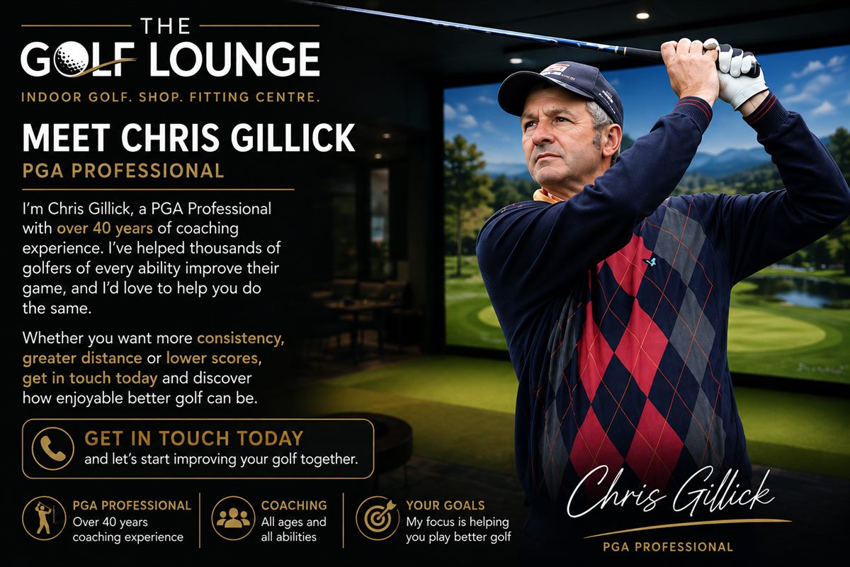 Golf lesson coaching at Golf Lounge Tortworth